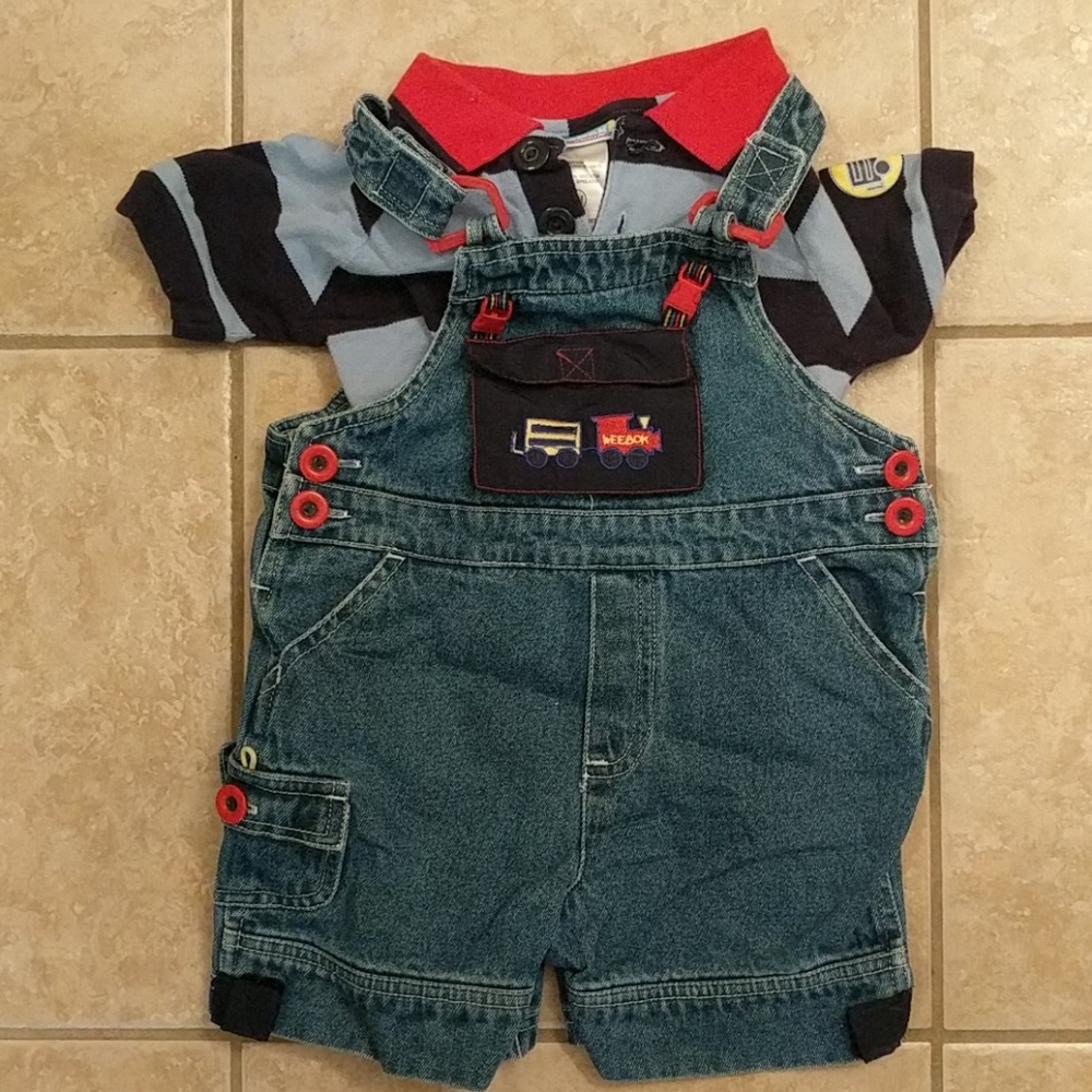Weebok by Reebok 24 month 2 piece train shorts set